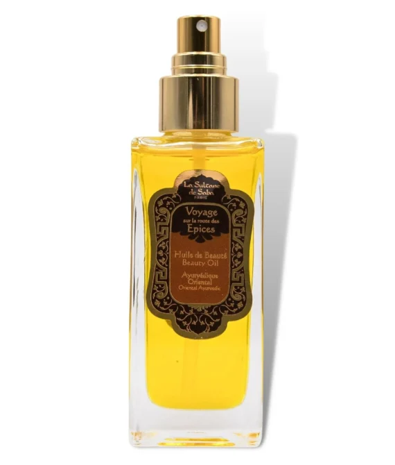 Beauty Oil – Oriental Ayurvedic Amber Vanilla Patchouli – Journey to the spices route by La Sultane de Saba