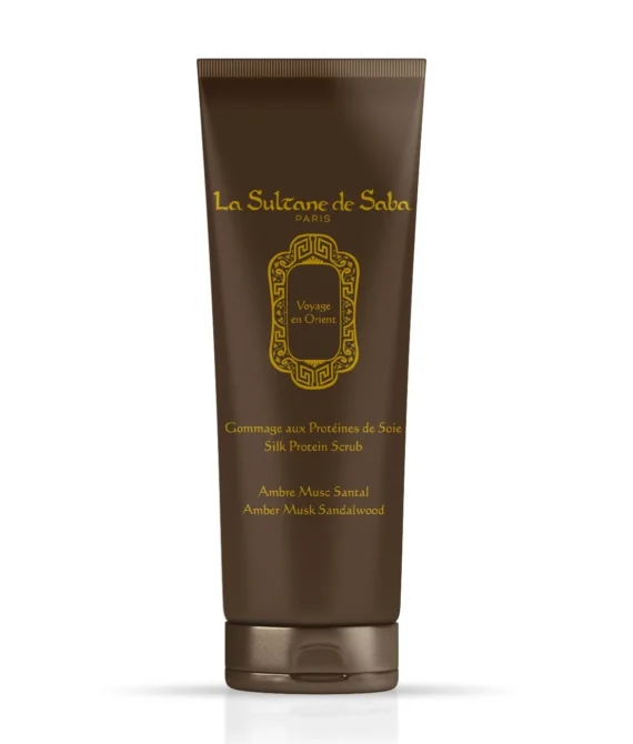 Silk Protein Scrub – Amber Musk Sandalwood – Eastern Journey by La Sultane de Saba